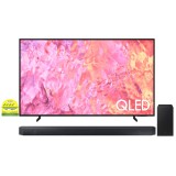 (Bundle) Samsung QA55Q60CAKXXS QLED 4K Q60C TV + HW-Q600C Q-Series Soundbar